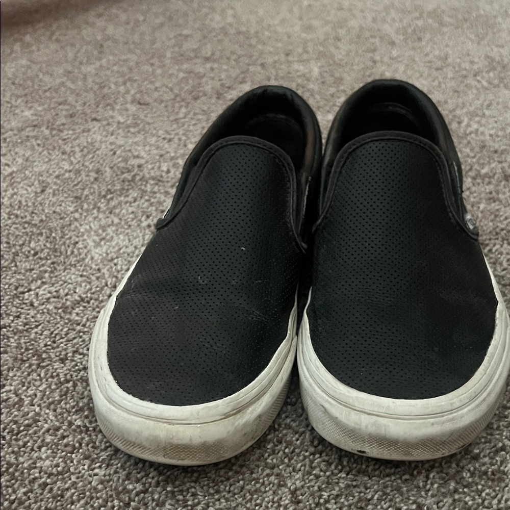 Vans Black Slip-On Shoes